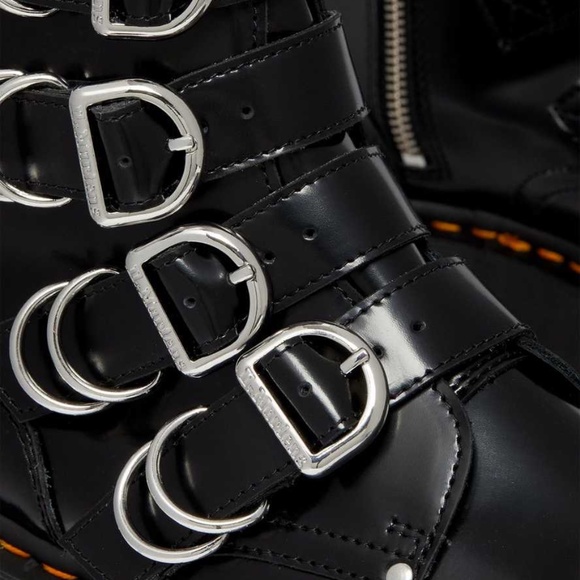 Doc Martens RARE Jaden Max Leather Platform Hardware Boots Size 10 - Picture 7 of 10